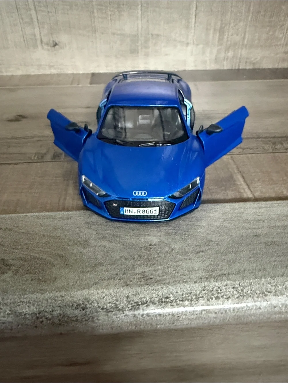 Kinsmart Die-Cast Kids Toy Sports Car Set - Pink, Blue, Red Pull Back Cars
